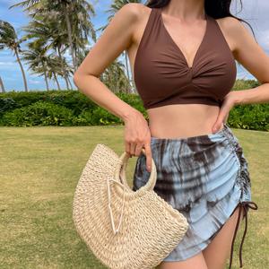 비바럽 / 하이웨스트 비키니 큰컵 스커트 커버업 SW20208F