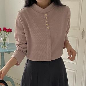 빅사이즈 412 데일리폴라단추절개티 DGOT433