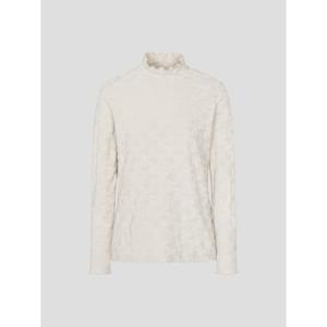 빈폴골프 [Essential] 여성 자카드 하이넥 티셔츠  베이지 BJ4Z41A71A