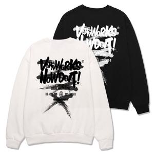 [밴웍스]DO IT PAINTING 오버핏 맨투맨 (VLS0091)