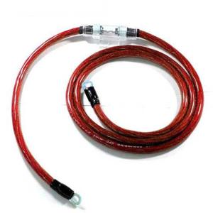 150CM 플러스 접지 케이블 레드 4게이지 휴즈 홀더