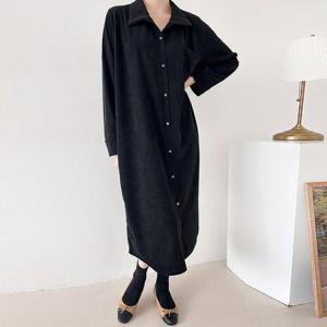 빅사이즈 412 미미골덴원피스롱남방 DBST497