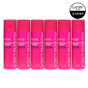 [갸스비] 무빙 락 스프레이 엑스트라 하드 253ml x6개