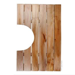 앞트임 원목 욕실 변기발판 W