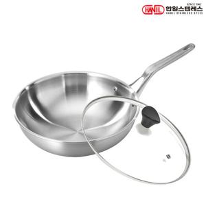 한일 바이올렌 통5중 인덕션 궁중팬 28CM+커버