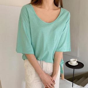 빅사이즈 412 딜리트유넥루즈긴팔티 DMST576