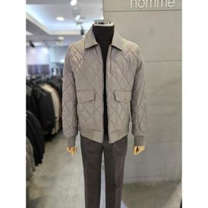 바쏘옴므 세이브존03 바쏘옴므 25 베이지 양가죽 카라배색 THINSULATE 경량 패딩 점퍼 WSZAG5UA02ABGA