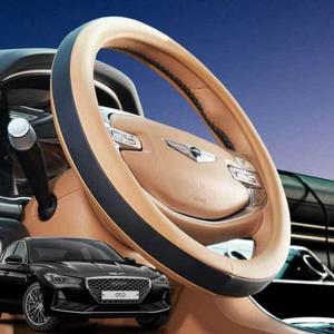 제네시스 G70 핸들커버 투톤 순정형 색상 소프트 핸들