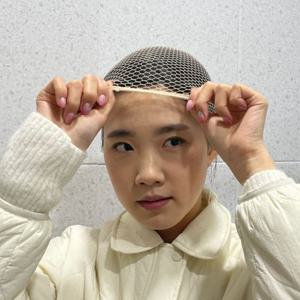통가발 머리고정 가발망 스킨