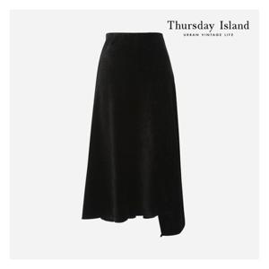 [써스데이아일랜드][Thursday Island] 져지 스커트(T228MSK235W)