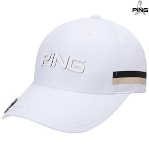 [핑골프][양말증정]남성 볼마커 6쪽 볼캡 111E1CP001_WH