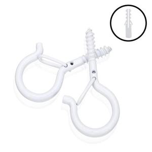 천장 벽 고정 고리 걸이 나사 볼트 못 10P M11576 천장후크