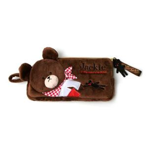 꼬마곰 재키 다용도 파우치 슬림 필통 곰돌이 팬시