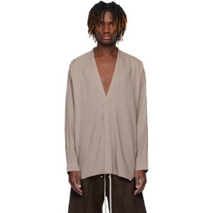 25 FW 릭오웬스 남성 토프 할리우드 리도 래리 셔츠 251232M192003