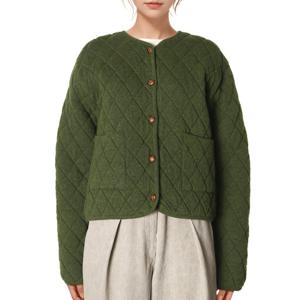 [러브앤쇼] 니트 퀼팅 점퍼 LCFDPKJ01