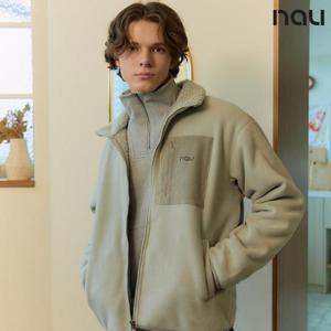 나우  (1NUJKF3910_WG) U 보아본딩플리스자켓 WARM GRAY