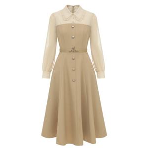 [미니멈]배색카라플레어원피스(MZAGWO1900)