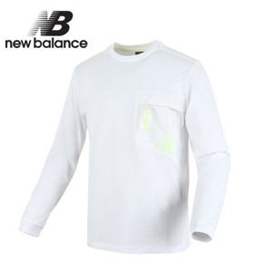 뉴발란스 공용 클래식 포켓 긴팔티(NBNDA23013-10)_화이트