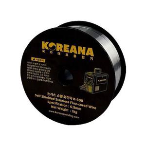 100PRO 0.9mm 논가스 mig- 100d 스텐용 1kg 와이어 k-308