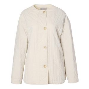 [조순희]라운드 네크라인 얇은 간절기 패딩 (FLSL113)