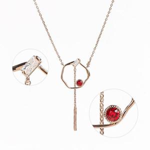 코스모 탄생석 목걸이