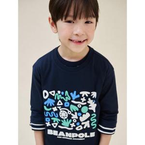 [빈폴키즈] 그래픽 7부 티셔츠 네이비 (BI5241U11R)
