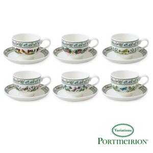 [포트메리온]베리에이션 BF커피잔(T형) 0.28L 6인조(A)(VR)