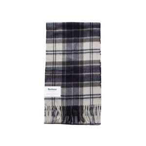 BARBOUR USC0002 TN63 타탄 체크 프린지 머플러