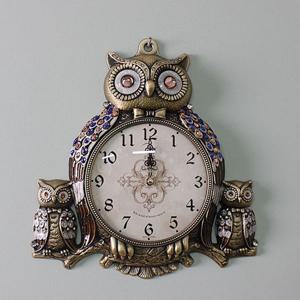 브라더 소울 부엉이 0802007 앤틱 벽시계 무소음