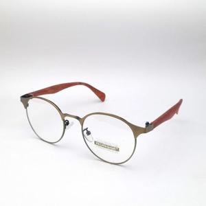 남자 여자 원형 나무다리 안경테 RORGGE 9554