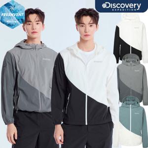 디스커버리 25SS 프레시벤트 남성 이노블럭 바람막이 DMWJ7A053