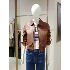 [에꼴드파리] 칼라넥 집업 양가죽 재킷 M81RB39LJDM81Z