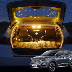 더뉴투싼 차박 식빵등 LED 트렁크 조명 감성무드