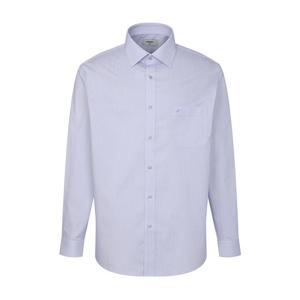 [레노마(셔츠)]트윌 스판 핀 스트라이프 긴소매 일반핏셔츠 RPSSG1950BU