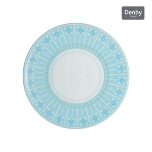 [덴비] 단하 화문 블루 미디움 플레이트_pt