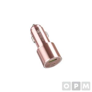 소모품 차량용 고속충전기CC202P-RG 퀄컴3.0 2포트+PD