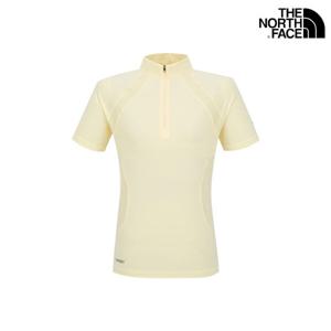 [노스페이스]노스페이스 여성 스테이 쿨 반팔 짚 티 FM1NT7KJ30A