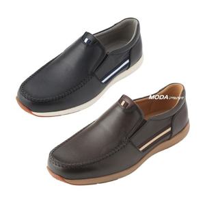 [엘칸토]경량 쿠션 슬립온 남성 로퍼 1MC28XW_GN