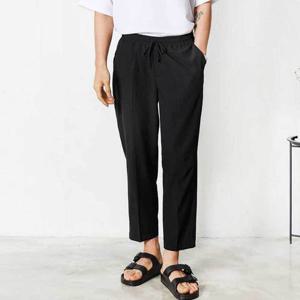 빅사이즈 쿨원단 바지 남자 슬랙스 여름 데일리