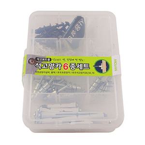 피스세트(석고앙카6종세트) 석고앙카류세