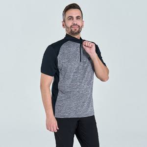 [마운틴벨리]남성 스포츠 반집업 쿨탄력 티셔츠 MVT4270