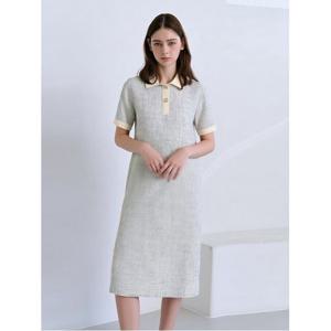 [아날도바시니](아날도바시니) 트위드 스판 원피스 (AW05OP45W)