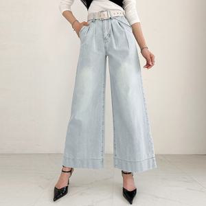 [금찌]금찌 레트로 와이드 데님 팬츠 PT4344