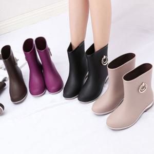 여성장화 레인부츠 미들부츠 장마철 캠핑화 레인16N