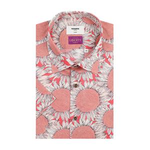 [레노마] 일반핏 반소매남방 라버티 해바리기 프린트 ROUSG1279레드