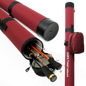 싸파 원형 원통가방 125cm STB-402 와인 루어 낚시가방