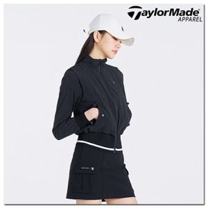 [테일러메이드] 25년 S S 여성 어깨 셔링 블루종 파워 메쉬 안감 점퍼 바람막이 자켓 TWJUO5102 199(블랙)