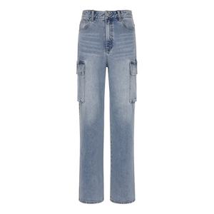 [게스]게스 여성 청바지 카고 와이드 라이트블루 YO6D7025