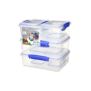 시스테마 클립잇 bpa-free 냉장고정리 블루 텐팩