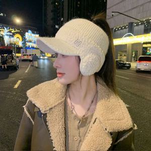 H이니셜 골프 등산 조깅 귀달이 방한 모자 MFNC-0401